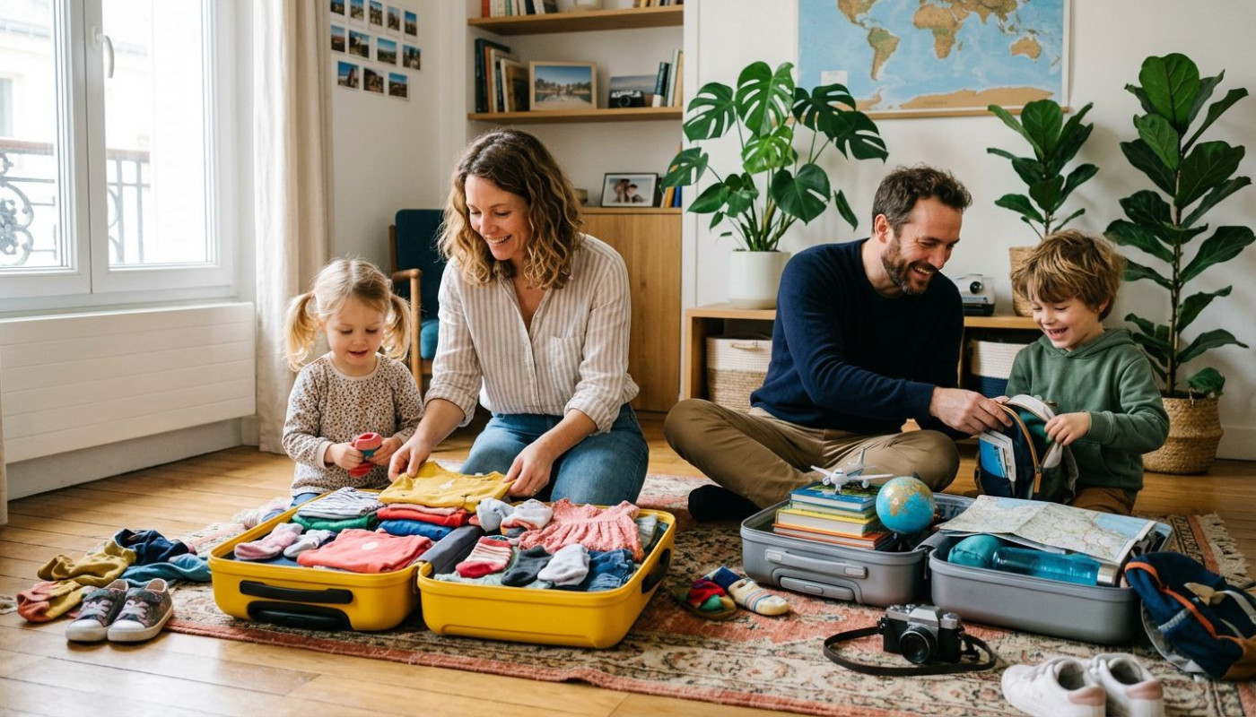 Petits globetrotteurs : préparer la valise parfaite pour un voyage en famille